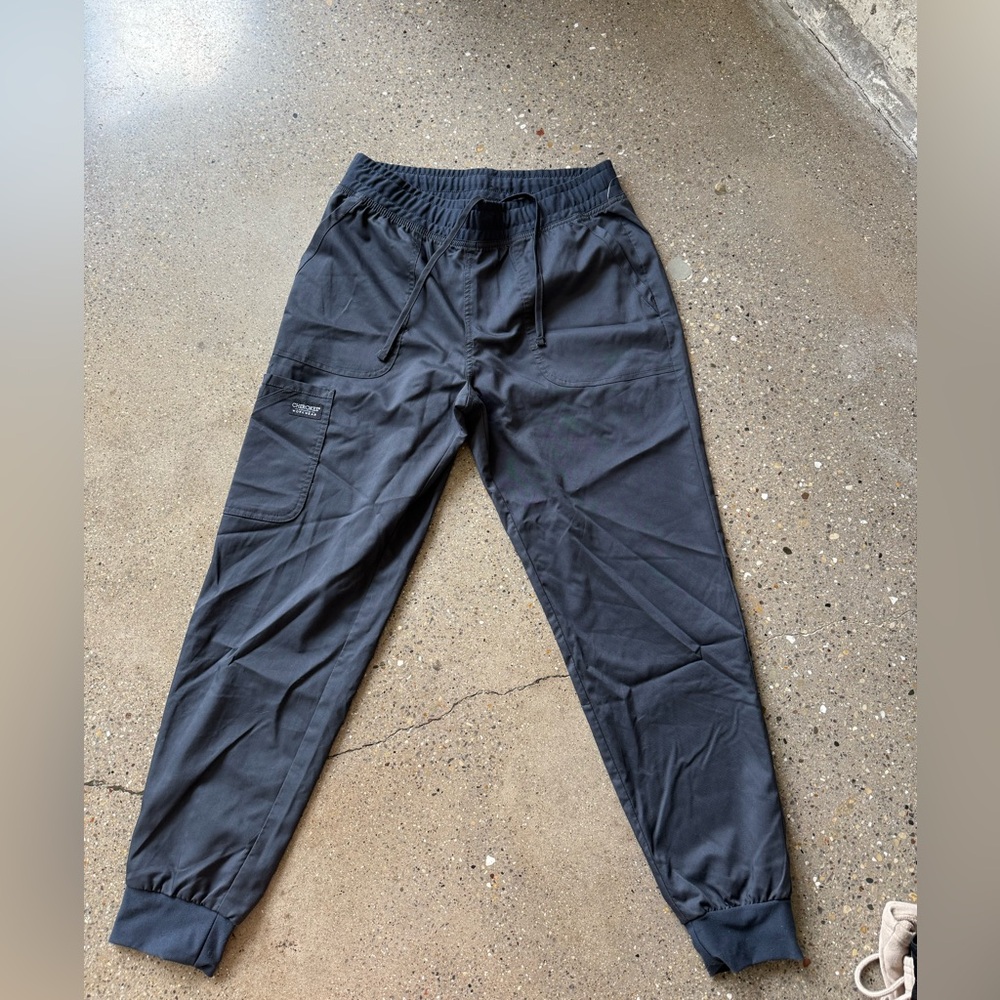 Cherokee Pewter Grey Scrub Joggers